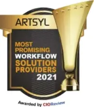 Awarded The Most Promising Workflow Solutions Provider - Artsyl